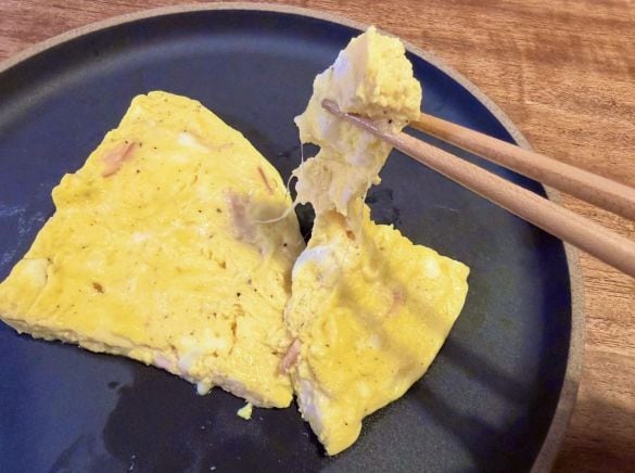 レンジで簡単！オムレツ