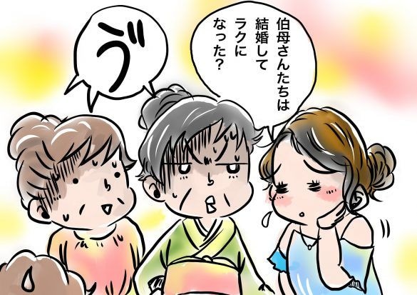 「女は結婚して一人前」うるさい親戚を一発で黙らせた、“ソボクな質問”／義実家・家族人気記事BEST