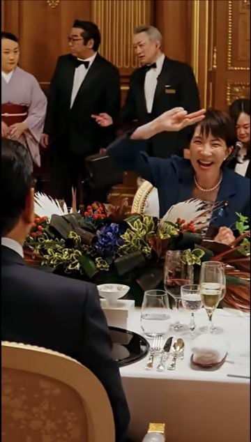  日・フィリピン首脳会談の様子（首相官邸のXに投稿された動画より）