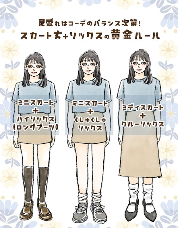 美脚ルールは3パターン