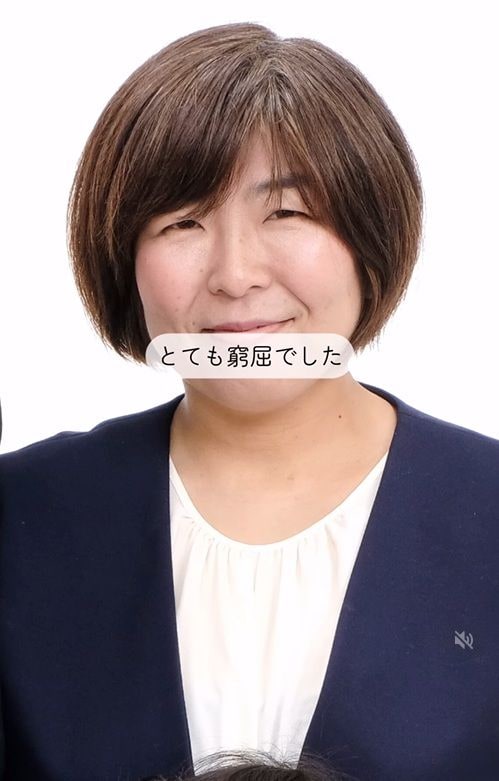 白髪を茶髪にしていた頃のみつきさん