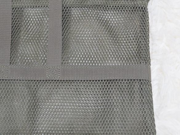 立体メッシュ持ち手付き巾着