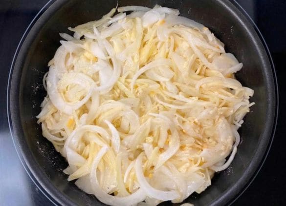 腸活ハッシュドオニオンポテト作り方③