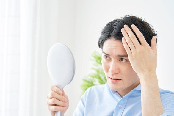 男性　ヘアチェック