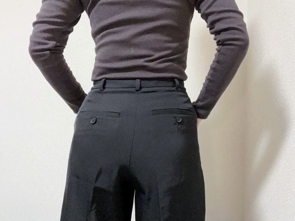 無印　コットン混お腹すっきりソフトガードル