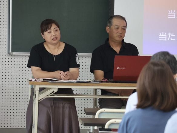  2025年7月17日に、竹田高校の教員に向けて、安全対策と危機管理を徹底してもらうための職員研修をする両親