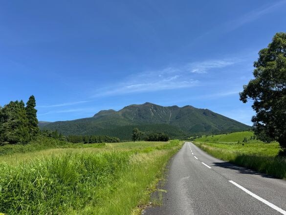  剣太さんが幼少期、自転車で訪れて弟と遊んだ久住山