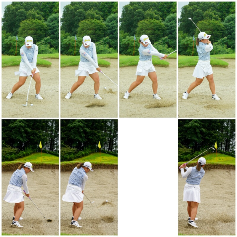 女子プロのバンカーショットを解説!一発脱出できる秘密とは?