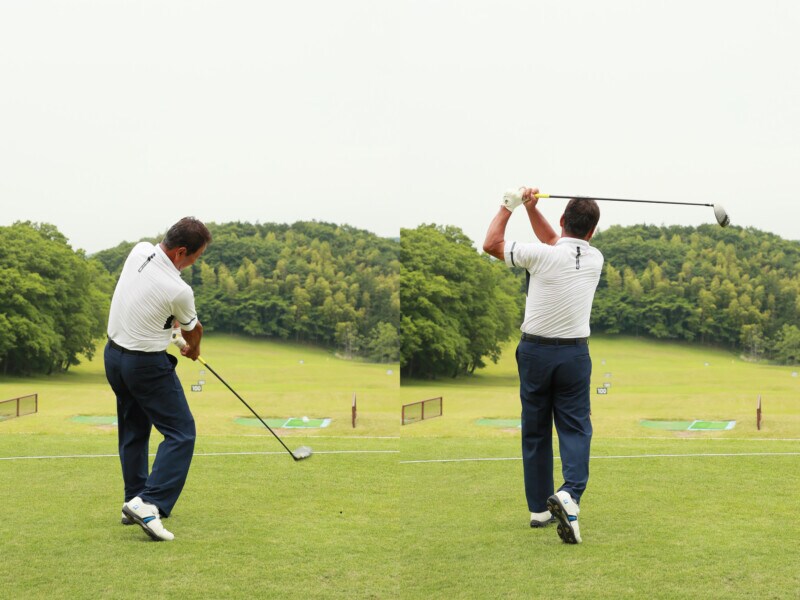 歳をとっても深い捻転で飛ばすコツ!シニアプロが解説