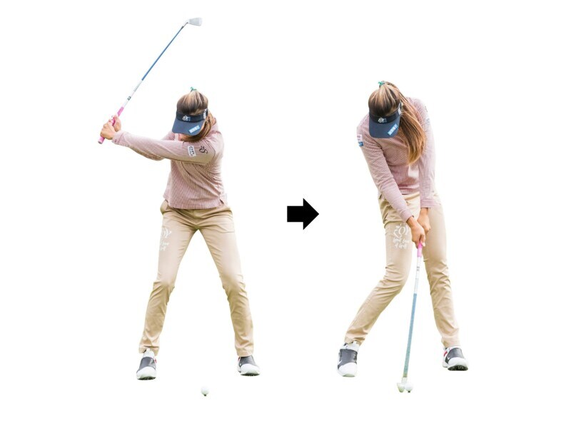 アイアンの“真芯”でミートする方法！女子プロが解説