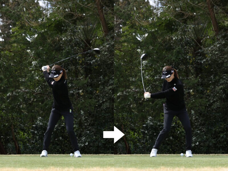女子プロ3人の飛ばしメカニズムを解説！クラブを「走らせて飛ばす」