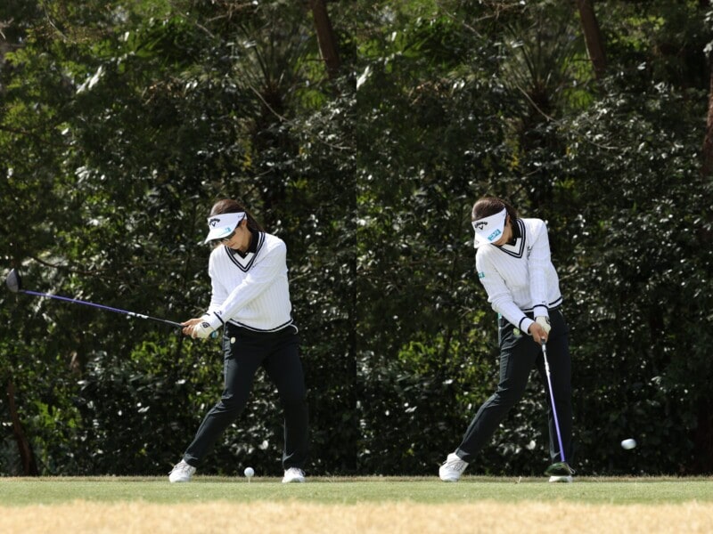 女子プロ3人の飛ばしメカニズムを解説！クラブを「走らせて飛ばす」