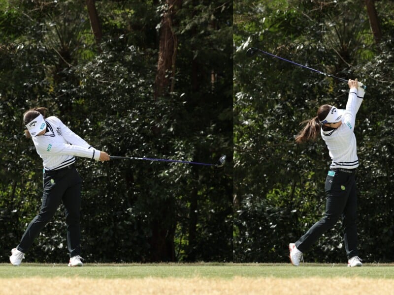 女子プロ3人の飛ばしメカニズムを解説！クラブを「走らせて飛ばす」