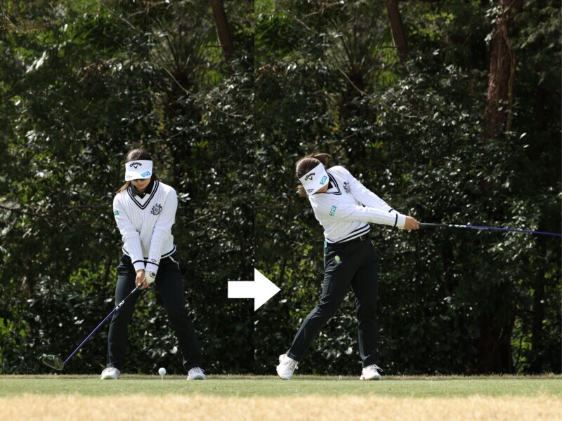 女子プロ3人の飛ばしメカニズムを解説！クラブを「走らせて飛ばす」