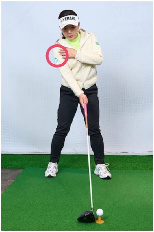 ボールの前後50センチはどう動かすのが正解?有村智恵プロが解説