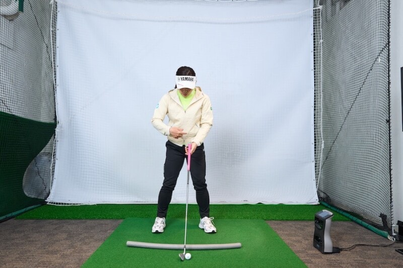 ボールの前後50センチはどう動かすのが正解？有村智恵プロが解説