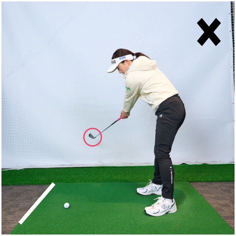 ボールの前後50センチはどう動かすのが正解？有村智恵プロが解説