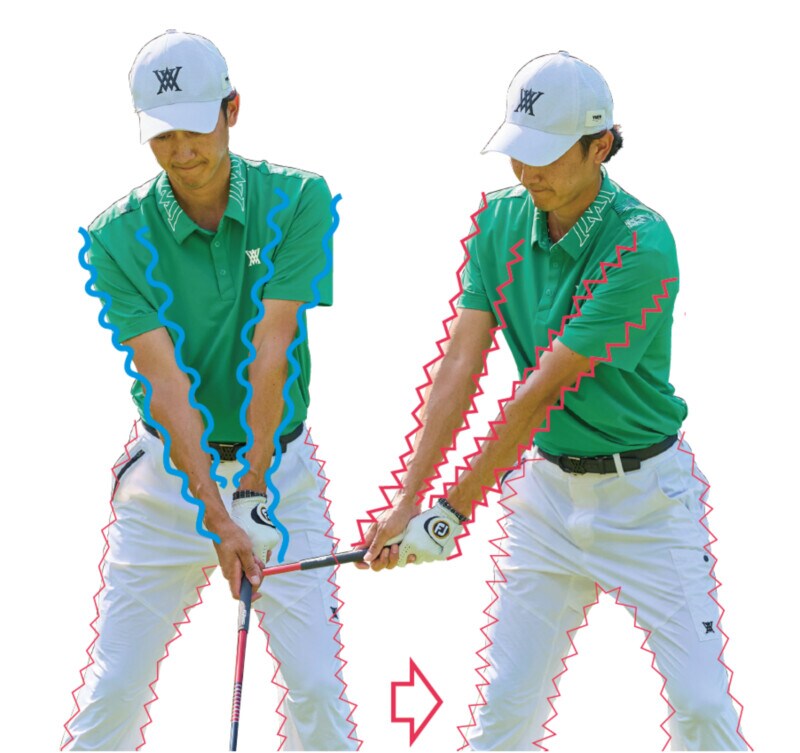 スイングの“正しい力感”はどれくらい？「入れる」「抜く」の順序を男子プロが解説