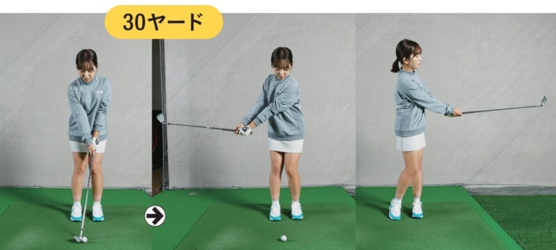 ピンに寄せるアプローチを女子プロが解説！ラウンド前に絶対やるべき簡単ドリル