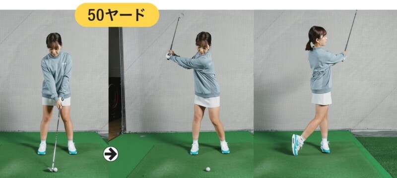 ピンに寄せるアプローチを女子プロが解説！ラウンド前に絶対やるべき簡単ドリル