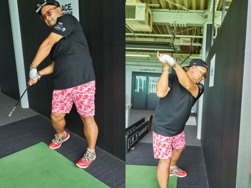 シャドースイングは“家のカベ”を使って練習しよう！すぐできるお手軽ドリル