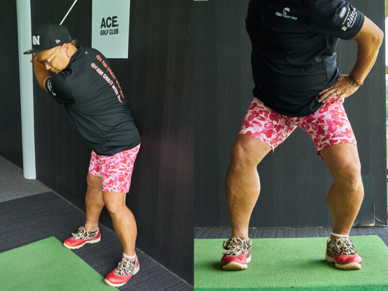 シャドースイングは“家のカベ”を使って練習しよう！すぐできるお手軽ドリル