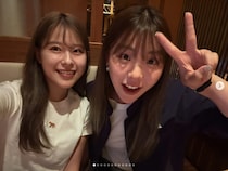 吉田姉妹、会うのは半年ぶり!? オフショットを公開