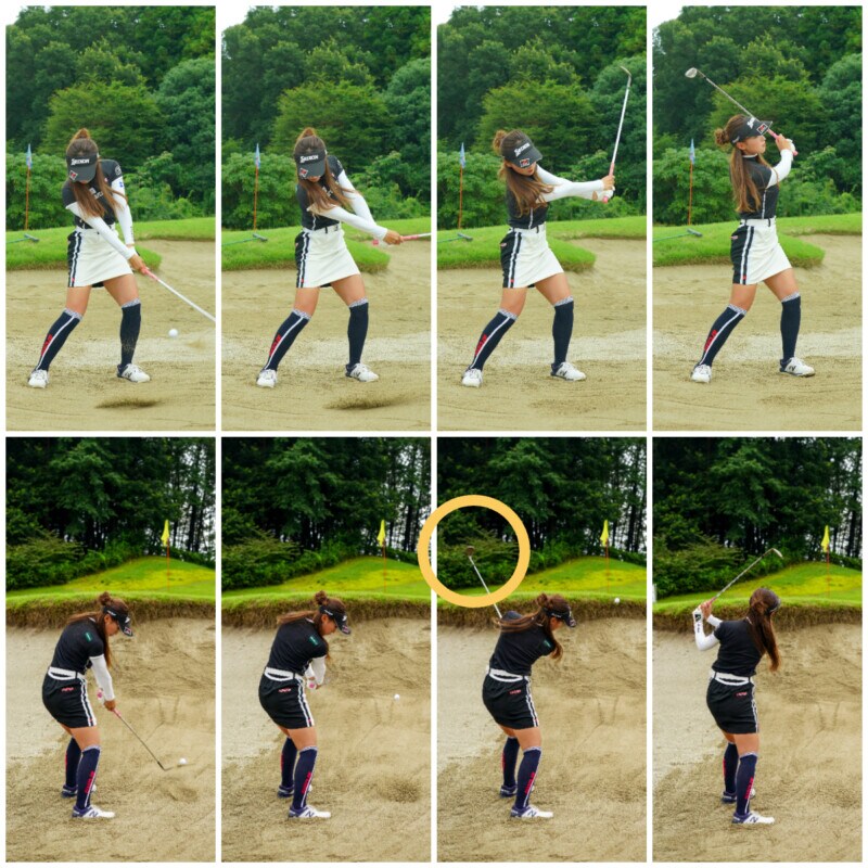 女子プロのバンカーショットを解説！一発で脱出する構え方やボール位置とは？