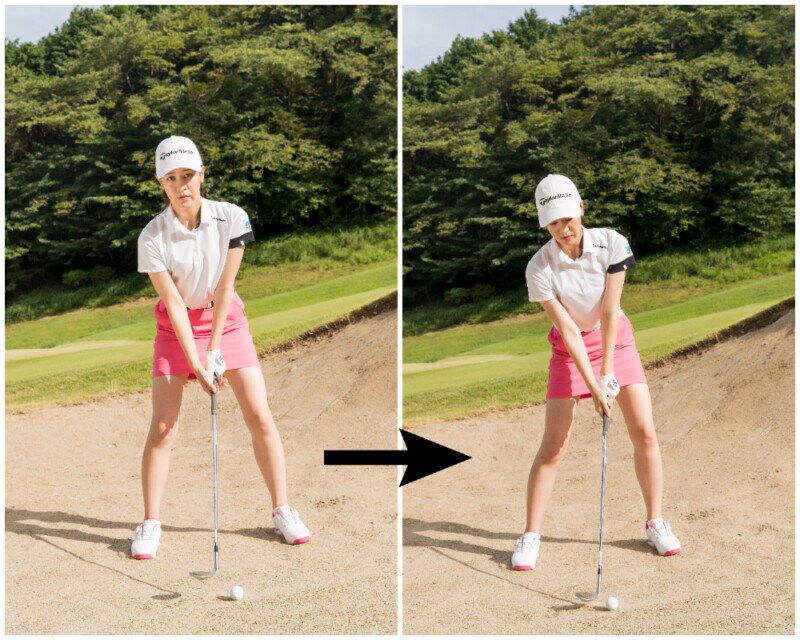 バンカーはダフって打つが正解！ダフれるアドレスをマスターしよう