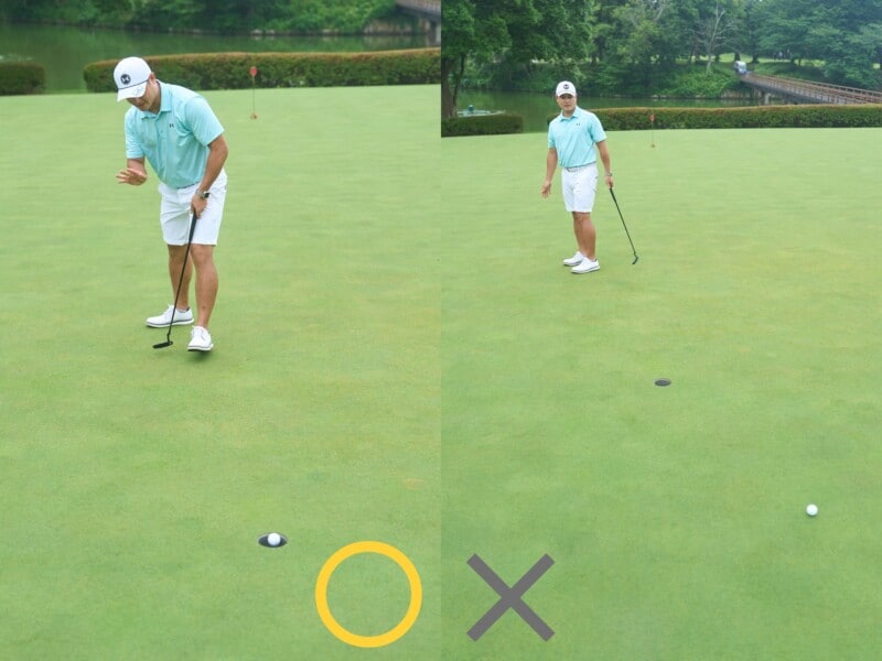 パッティングで真っすぐ打つコツは「インパクト圧をかけて…」