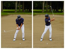 フェアウェイバンカーでクリーンヒットするコツは？ポイントは“両ヒザの高さ”