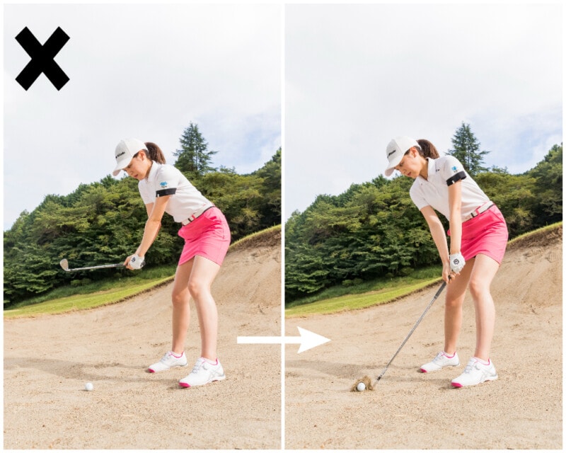 バンカーは“ダフれるアドレス”を作るのが大事!人気コーチが解説