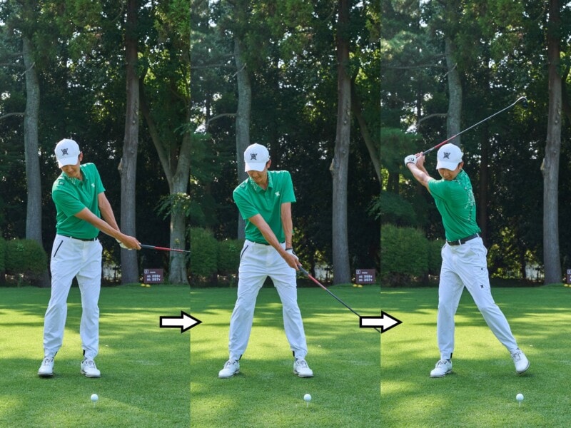 効率的に上達したいなら必読!スイングの力感をマスターするドリルをレッスン