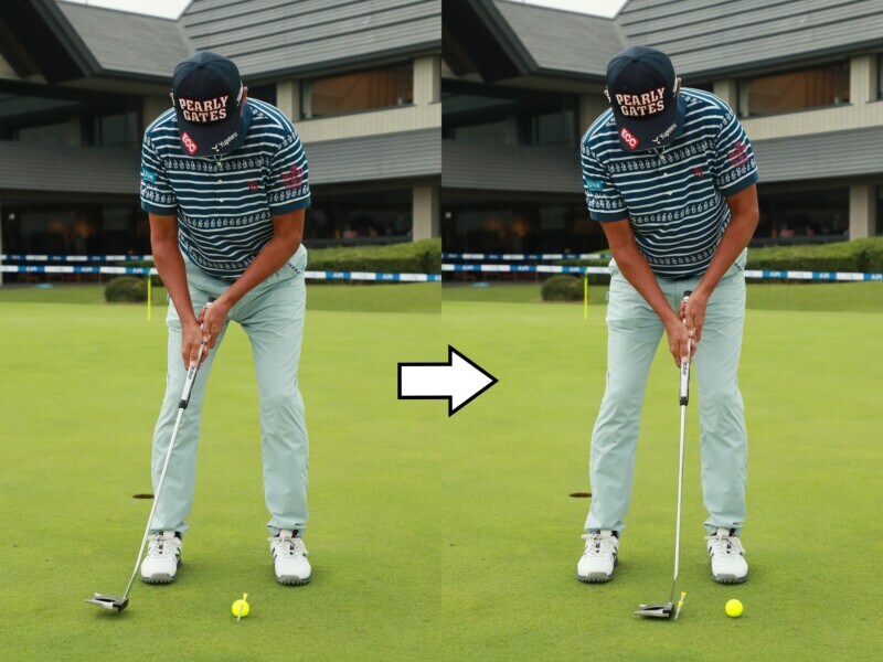 パットでショートのミスを防ぐ!「ティーを2本使って…」と芹澤信雄が解説