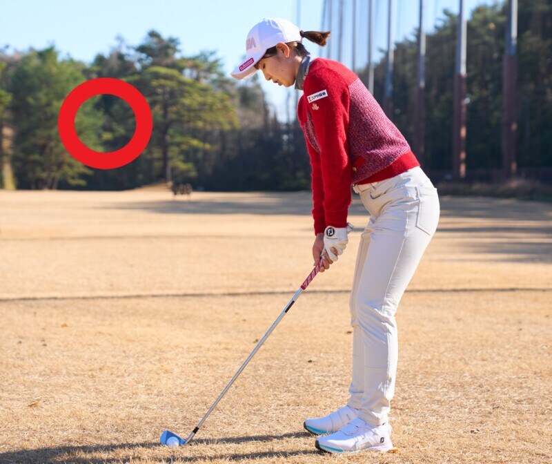 女子プロが教えるフェードボールの構え!正しいのはどっち?