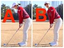 女子プロが教えるフェードボールの構え！正しいのはどっち？