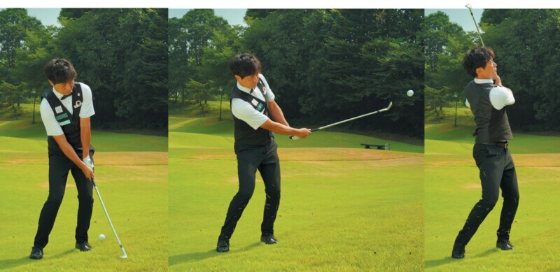 アプローチはフィニッシュで打ち分ける！上げる、転がすも自由自在