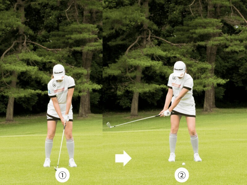 アイアンの再現性が高まる女子プロの“ねじらないスイング”とは？プロが解説