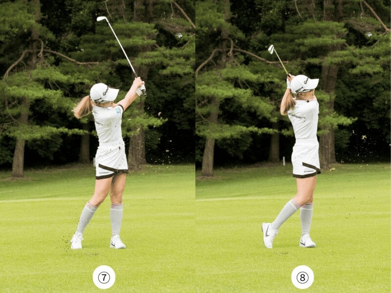 アイアンの再現性が高まる女子プロの“ねじらないスイング”とは？プロが解説