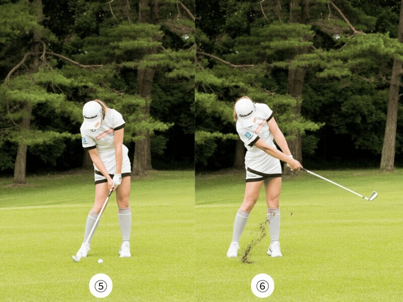 アイアンの再現性が高まる女子プロの“ねじらないスイング”とは？プロが解説