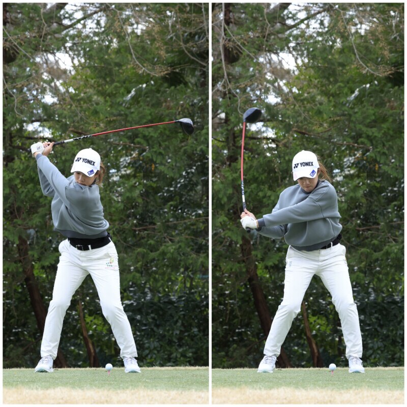 女子プロ界の“飛ばし屋3人”のスイングを解説！飛距離を伸ばすコツとは？