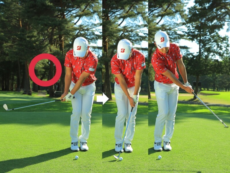 クラブの芯をとらえて真っすぐ飛ばす方法!プロ4人が気をつけていることとは?