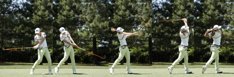 女子プロが過去のスイングを分析!どこを修正した?