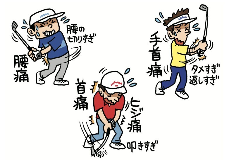 腰が痛い、肘が痛い…痛みが出るのはスイングが悪いせい!プロがその理由を解説