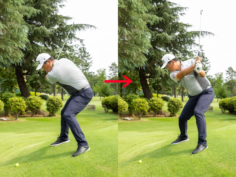 傾斜地からナイスショットを打つコツを解説!小さいスイングが有効