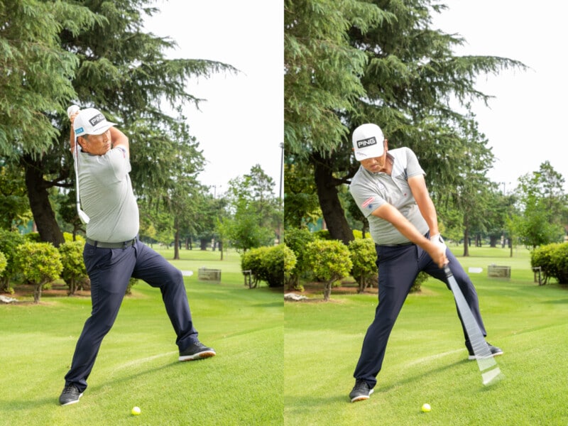 傾斜地からナイスショットを打つコツを解説!小さいスイングが有効