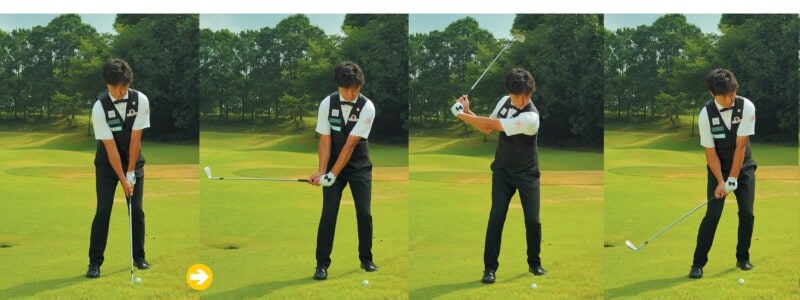 バンカーを越えてしっかり寄せるコツは?ハイボールスピンを打ってみよう