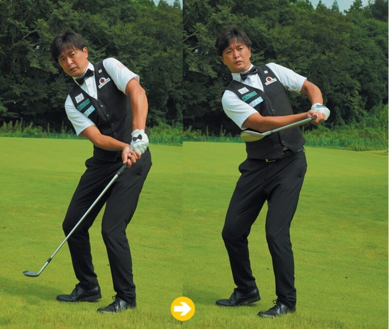 バンカーを越えてしっかり寄せるコツは?ハイボールスピンを打ってみよう