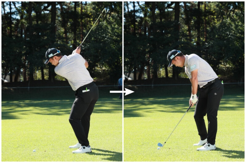 「右手首をキープして…」ドローボールで寄せるコツを男子プロが解説