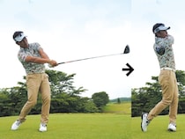 宮本勝昌が飛距離アップのコツを伝授！クラブを逆さにもって素振り